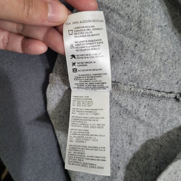 ARTURO CALLE Women's XL Graphic T-Shirt Gray Floral - Picture 9 of 9